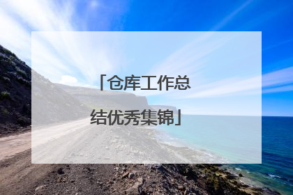 仓库工作总结优秀集锦