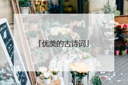 优美的古诗词