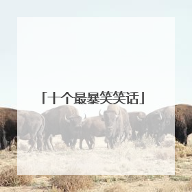 十个最暴笑笑话