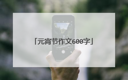 元宵节作文600字