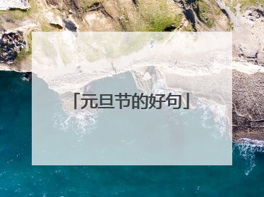 元旦节的好句