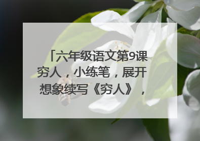 六年级语文第9课穷人，小练笔，展开想象续写《穷人》，急需要，谢谢