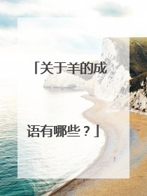 关于羊的成语有哪些？
