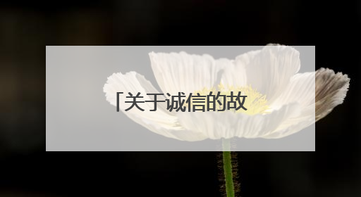 关于诚信的故事精选10篇