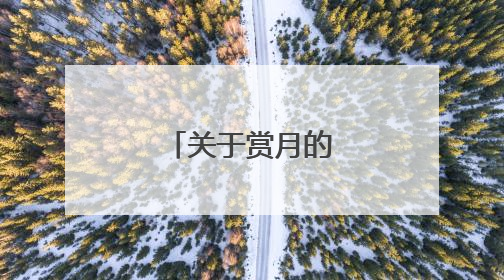关于赏月的唯美句子