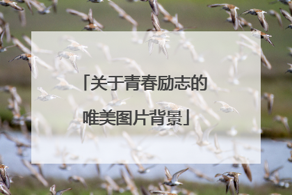 关于青春励志的唯美图片背景