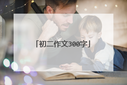 初二作文300字