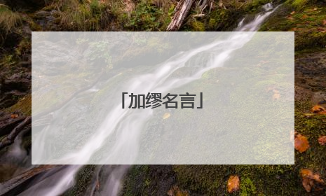 加缪名言