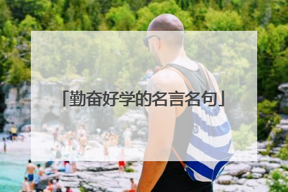 勤奋好学的名言名句