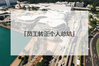 员工转正个人总结