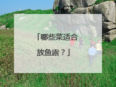 哪些菜适合放鱼露?