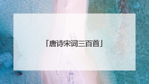 唐诗宋词三百首