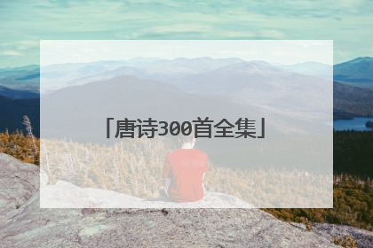 唐诗300首全集