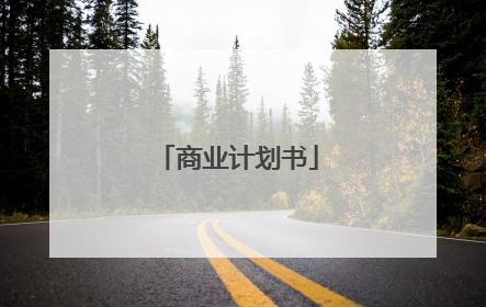 商业计划书