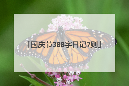 国庆节300字日记7则