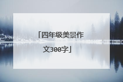 四年级美景作文300字