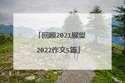 回顾2021展望2022作文5篇
