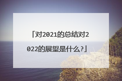 对2021的总结对2022的展望是什么?