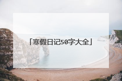 寒假日记50字大全