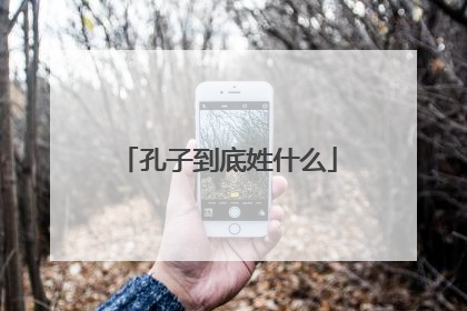 孔子到底姓什么