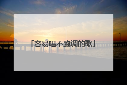 容易唱不跑调的歌
