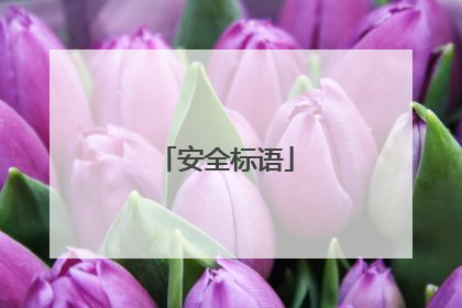 安全标语
