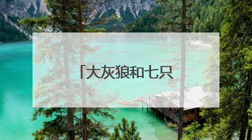 大灰狼和七只小羊的故事