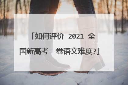 如何评价 2021 全国新高考一卷语文难度?