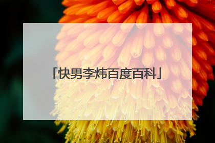 快男李炜百度百科