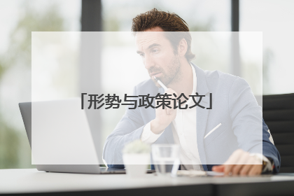 形势与政策论文