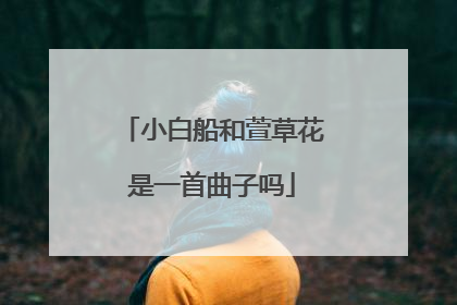 小白船和萱草花是一首曲子吗