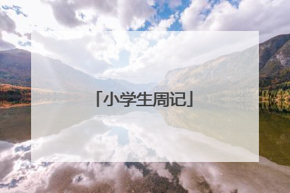 小学生周记