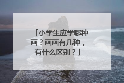小学生应学哪种画？画画有几种，有什么区别？