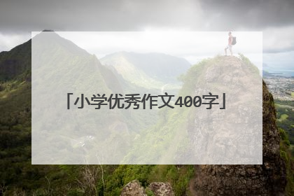 小学优秀作文400字
