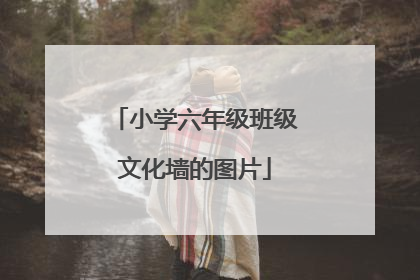 小学六年级班级文化墙的图片