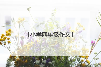 小学四年级作文