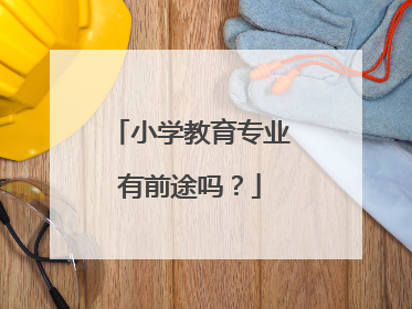 小学教育专业有前途吗？