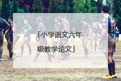 小学语文六年级教学论文