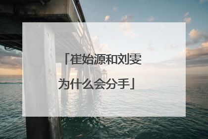 崔始源和刘雯为什么会分手