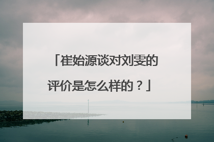 崔始源谈对刘雯的评价是怎么样的？