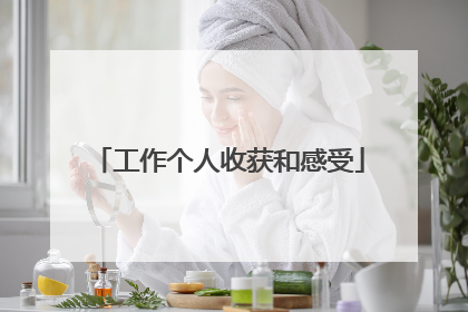 工作个人收获和感受
