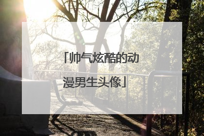 帅气炫酷的动漫男生头像