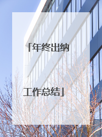 年终出纳工作总结