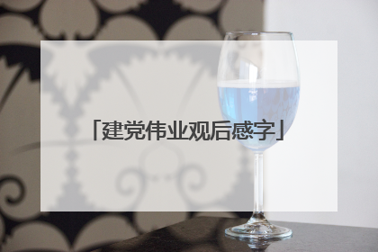 建党伟业观后感字