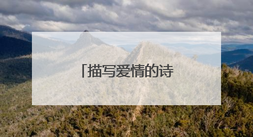 描写爱情的诗句古诗词唯美经典 【荐】