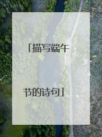 描写端午节的诗句