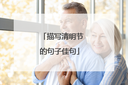 描写清明节的句子佳句