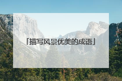 描写风景优美的成语
