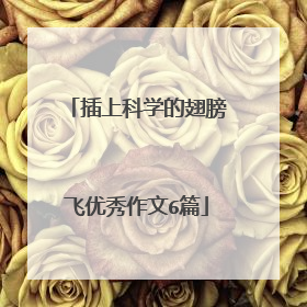 插上科学的翅膀飞优秀作文6篇