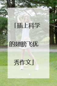插上科学的翅膀飞优秀作文